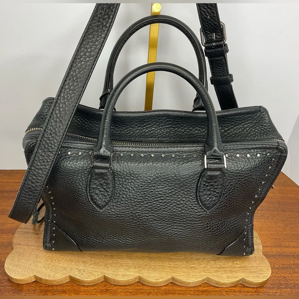 Rebecca Minkoff Pebbled Leather Moonwalking Satchel EUC - Picture 2 of 13